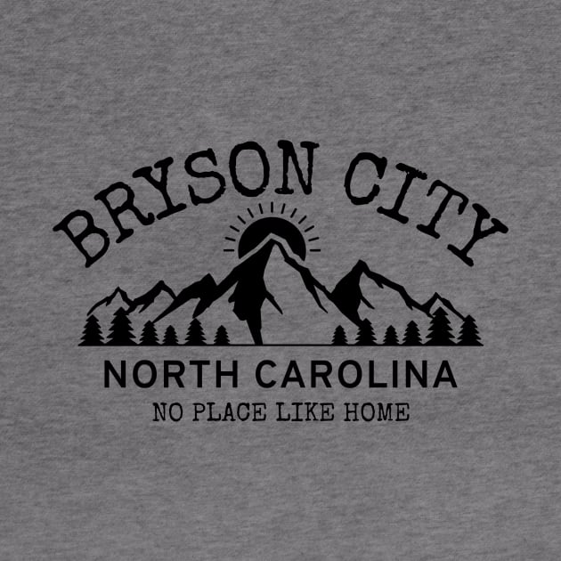 Bryson City, North Carolina Hometown by Mountain Morning Graphics